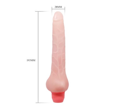 Zginany wibrator penis realistyczny naturalny 19cm